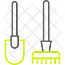 پیش‌نمایش فایل rake-and-hoe-8911621 از پک کشاورزی و باغبانی