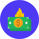 پیش‌نمایش فایل burning-dollar-11234821 از پک پول