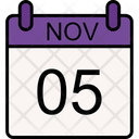 پیش‌نمایش فایل 5-november-11374324 از پک تقویم