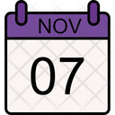 پیش‌نمایش فایل 7-november-11374340 از پک تقویم