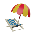 پیش‌نمایش فایل beach-chair-8580394 از پک تعطیلات