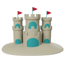 پیش‌نمایش فایل sand-castle-8580395 از پک تعطیلات