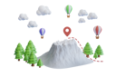 پیش‌نمایش فایل camping-location-on-top-of-snow-mountain-6209721 از پک کمپینگ