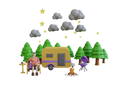 پیش‌نمایش فایل man-doing-camping-into-the-wild-6209720 از پک کمپینگ