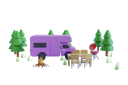 پیش‌نمایش فایل motorhome-camping-site-6209727 از پک کمپینگ