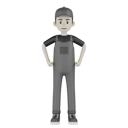 پیش‌نمایش فایل confident-mechanic-6741891 از پک شخصیت مکانیک