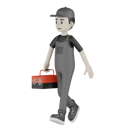 پیش‌نمایش فایل mechanic-holding-repair-kit-6741889 از پک شخصیت مکانیک