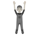 پیش‌نمایش فایل jumping-mechanic-6742509 از پک شخصیت مکانیک