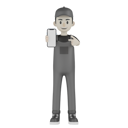 پیش‌نمایش فایل mechanic-pointing-mobile-6742513 از پک شخصیت مکانیک
