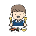 پیش‌نمایش فایل kindergarten-boy-is-eating-7963384 از پک کودکان مهدکودک
