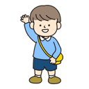 پیش‌نمایش فایل kindergarten-boy-is-greeting-7963359 از پک کودکان مهدکودک