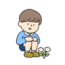 پیش‌نمایش فایل kindergarten-boy-looking-at-a-flower-7963363 از پک کودکان مهدکودک