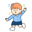 پیش‌نمایش فایل kindergarten-girl-dancing-7963369 از پک کودکان مهدکودک