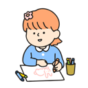 پیش‌نمایش فایل kindergarten-girl-drawing-7963383 از پک کودکان مهدکودک