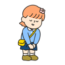 پیش‌نمایش فایل kindergarten-girl-is-making-a-thank-you-gesture-7963370 از پک کودکان مهدکودک