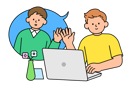 پیش‌نمایش فایل man-chatting-with-a-friend-through-online-chat-9691171 از پک اینترنت اشیا