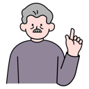 پیش‌نمایش فایل aged-man-pointing-finger-9743929 از پک افراد مسن