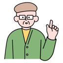 پیش‌نمایش فایل elderly-man-pointing-finger-9743930 از پک افراد مسن