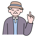پیش‌نمایش فایل elderly-man-pointing-finger-9743932 از پک افراد مسن