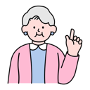 پیش‌نمایش فایل elderly-woman-pointing-finger-9743941 از پک افراد مسن