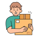 پیش‌نمایش فایل boy-received-delivery-package-10085941 از پک خرید آنلاین