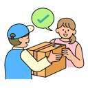 پیش‌نمایش فایل woman-checking-product-during-home-delivery-10086107 از پک خرید آنلاین