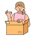 پیش‌نمایش فایل woman-satisfied-with-delivery-service-10085952 از پک خرید آنلاین