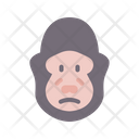 پیش‌نمایش فایل gorilla-4795402 از پک صورت حیوان