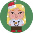 پیش‌نمایش فایل christmas-female-avatar-2938173 از پک آواتارهای کریسمس