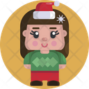 پیش‌نمایش فایل christmas-female-avatars-2938176 از پک آواتارهای کریسمس