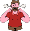 پیش‌نمایش فایل angry-man-5754107 از پک بیان مردم