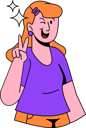 پیش‌نمایش فایل winking-woman-5754108 از پک بیان مردم