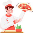 پیش‌نمایش فایل chef-making-pizza-5774269 از پک افراد با غذا و نوشیدنی