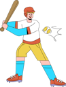 پیش‌نمایش فایل baseball-player-6625776 از پک ورزش ها