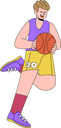 پیش‌نمایش فایل man-playing-basketball-6625772 از پک ورزش ها