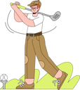 پیش‌نمایش فایل man-playing-golf-6625777 از پک ورزش ها