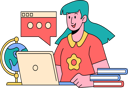 پیش‌نمایش فایل girl-learning-online-6959563 از پک آموزش