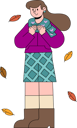 پیش‌نمایش فایل girl-wearing-warm-clothes-during-autumn-6940096 از پک پاییز