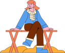 پیش‌نمایش فایل girl-sitting-on-park-bench-6939861 از پک پاییز