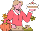 پیش‌نمایش فایل thanksgiving-cake-6992173 از پک شکرگزاری