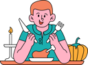 پیش‌نمایش فایل thanksgiving-dinner-6992168 از پک شکرگزاری