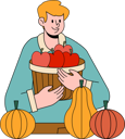 پیش‌نمایش فایل man-collecting-apple-7014808 از پک شکرگزاری