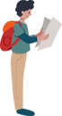 پیش‌نمایش فایل tourist-holding-traveling-map-8094057 از پک سفر