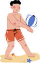 پیش‌نمایش فایل young-boy-playing-volleyball-at-beach-8442092 از پک تعطیلات
