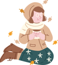 پیش‌نمایش فایل little-girl-drinking-coffee-8430102 از پک پاییز