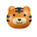 پیش‌نمایش فایل cute-tiger-head-6432355 از پک فرهنگ کره
