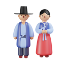 پیش‌نمایش فایل hanbok-couple-6432350 از پک فرهنگ کره