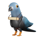 پیش‌نمایش فایل pigeon-with-rolled-letter-6959412 از پک روز جهانی پست