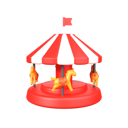پیش‌نمایش فایل carousel-7033895 از پک پارک تفریحی