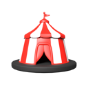 پیش‌نمایش فایل circus-tent-7033889 از پک پارک تفریحی
